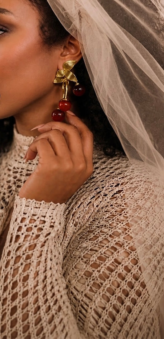 The Cherry Muse Earrings